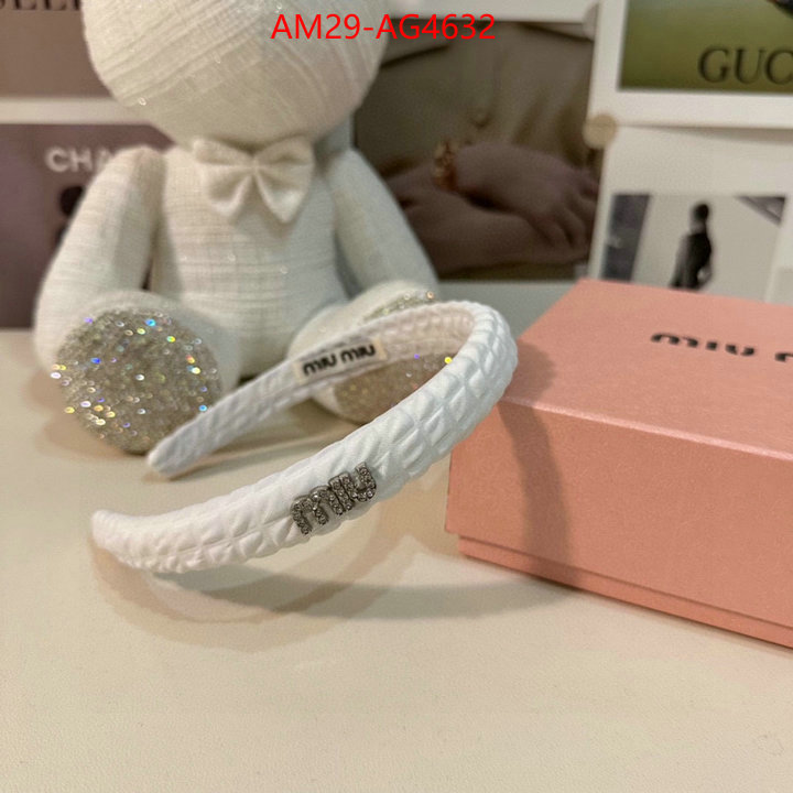 Hair band-MIU MIU how to find replica shop ID: AG4632 $: 29USD