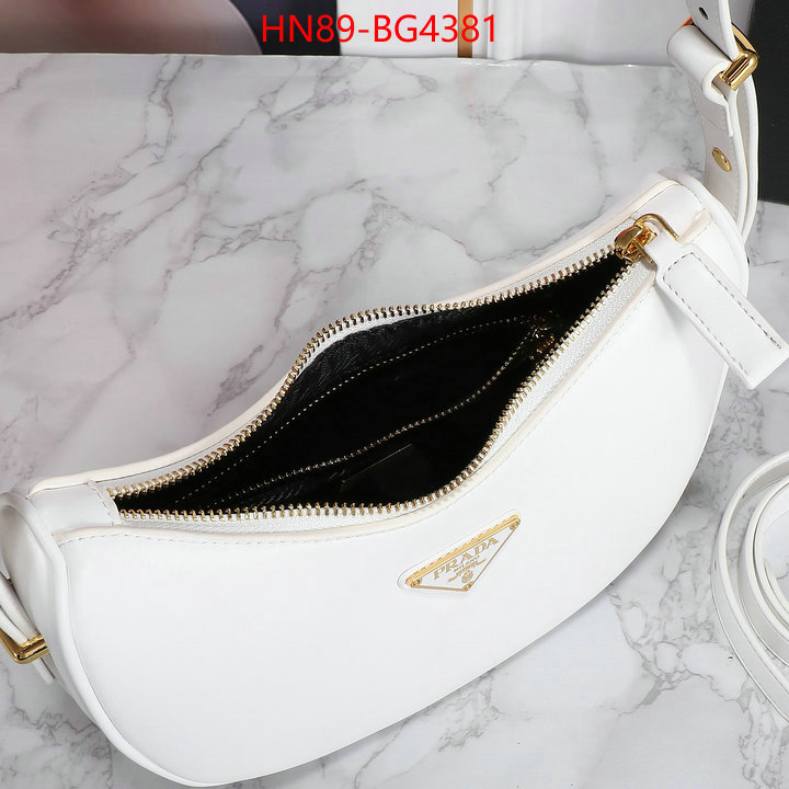 Prada Bags (4A)-Diagonal- buy high-quality fake ID: BG4381 $: 89USD,