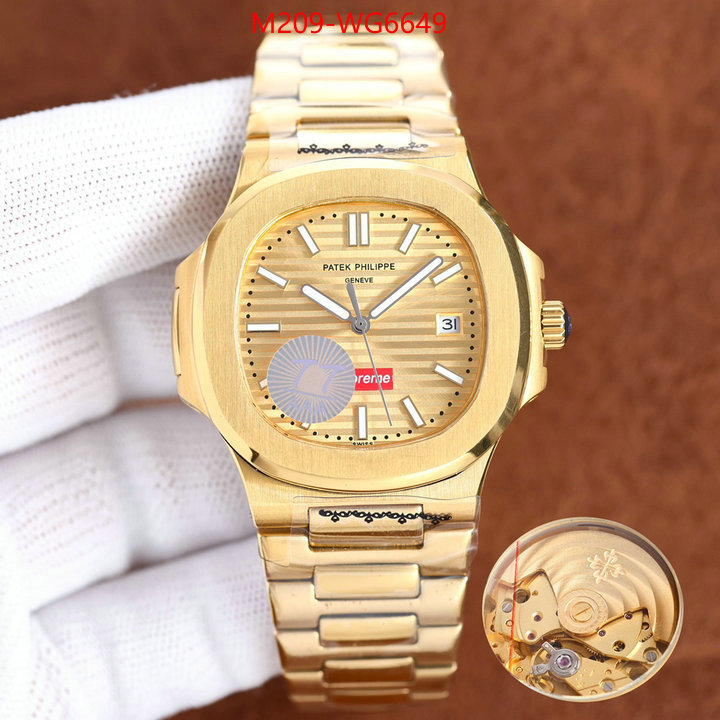 Watch(4A)-Patek Philippe knockoff ID: WG6649 $: 209USD