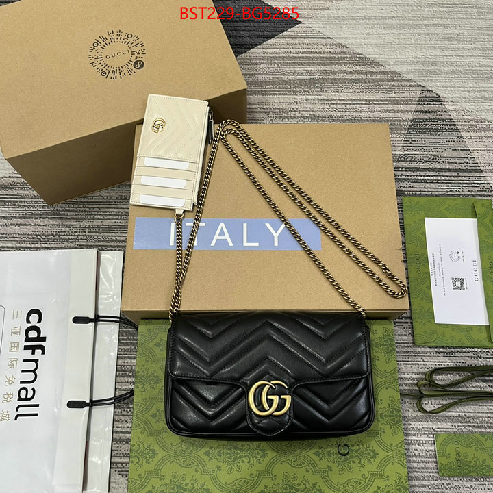 Gucci Bags(TOP)-Marmont where to buy replicas ID: BG5285 $: 229USD,