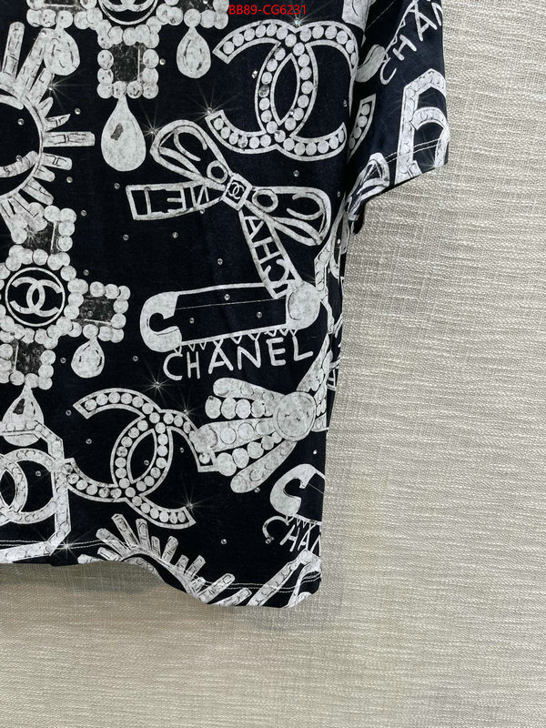 Clothing-Chanel how to buy replica shop ID: CG6231 $: 89USD