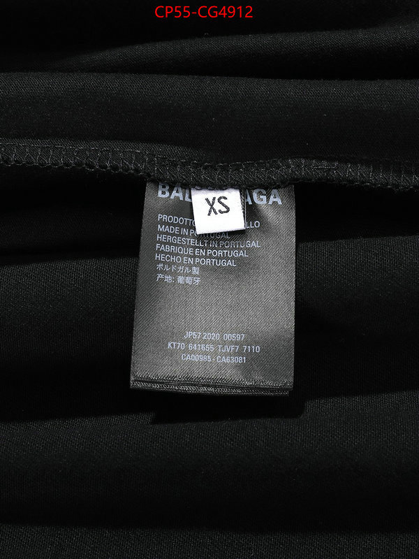 Clothing-Balenciaga replcia cheap from china ID: CG4912 $: 55USD