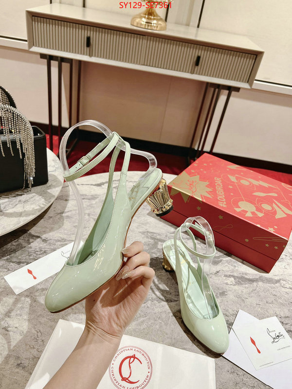 Women Shoes-Christian Louboutin top fake designer ID: SE7361 $: 129USD