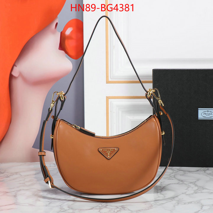 Prada Bags (4A)-Diagonal- buy high-quality fake ID: BG4381 $: 89USD,