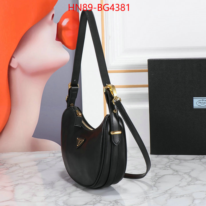 Prada Bags (4A)-Diagonal- buy high-quality fake ID: BG4381 $: 89USD,