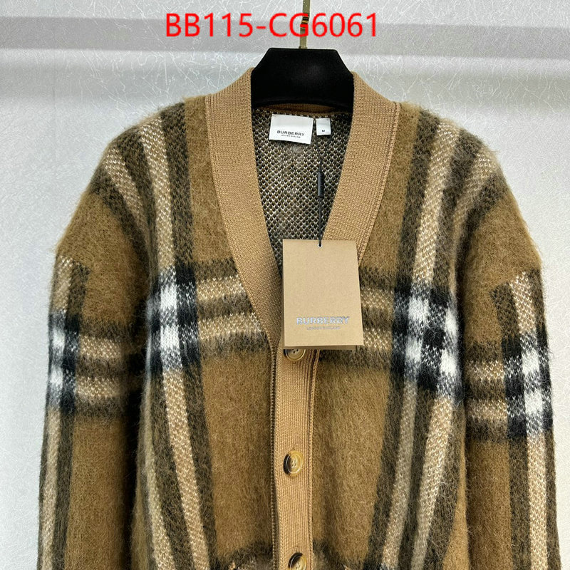 Clothing-Burberry wholesale designer shop ID: CG6061 $: 115USD