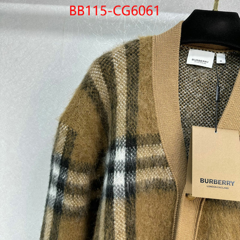 Clothing-Burberry wholesale designer shop ID: CG6061 $: 115USD
