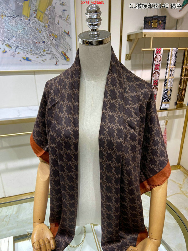 Scarf-CELINE shop cheap high quality 1:1 replica ID: MG5863 $: 75USD