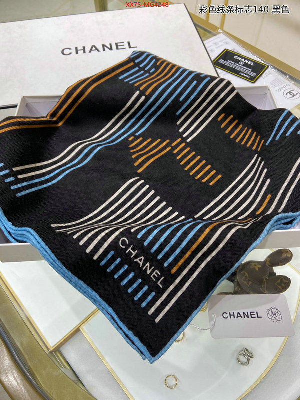 Scarf-Chanel fake high quality ID: MG4248 $: 75USD