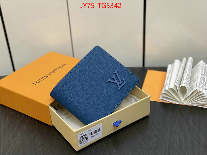 LV Bags(TOP)-Wallet online from china designer ID: TG5342 $: 75USD