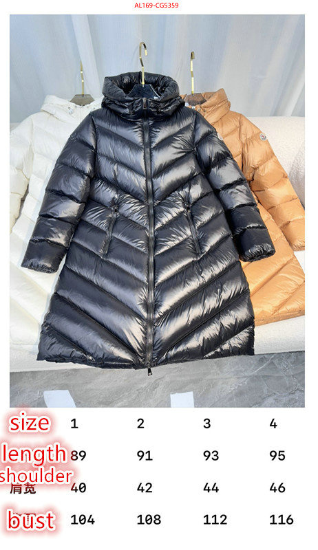 Down jacket Women-Moncler high quality replica ID: CG5359 $: 169USD