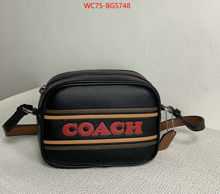 Coach Bags(4A)-Diagonal 2023 perfect replica designer ID: BG5748 $: 75USD,