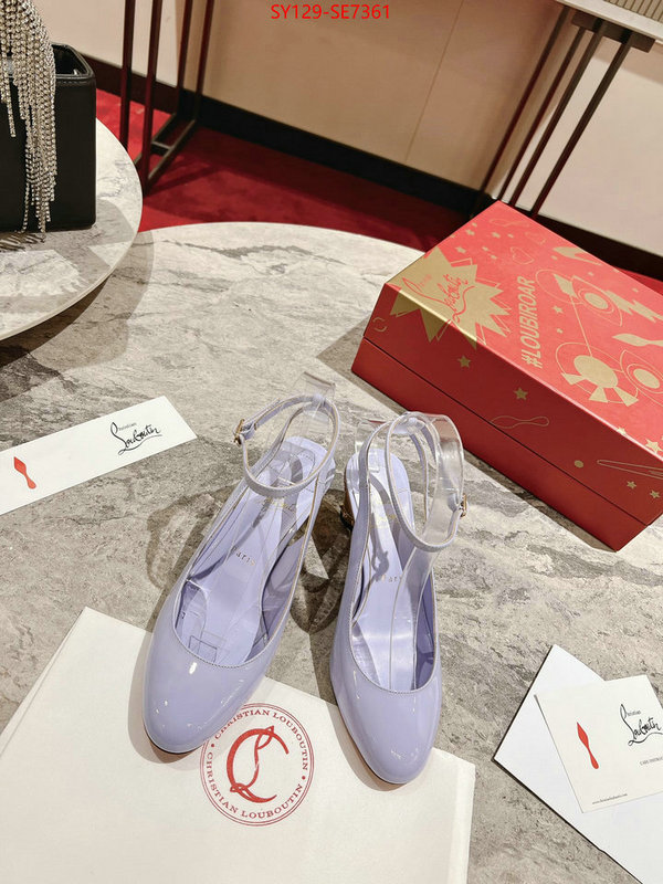 Women Shoes-Christian Louboutin top fake designer ID: SE7361 $: 129USD