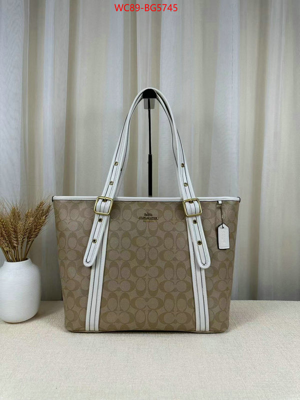 Coach Bags(4A)-Handbag- buy best quality replica ID: BG5745 $: 89USD,