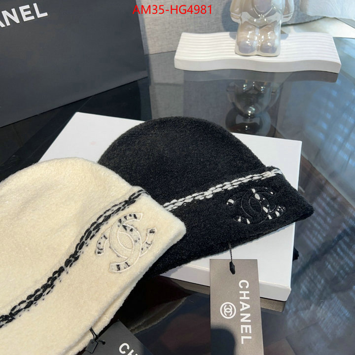 Cap (Hat)-Chanel luxury fashion replica designers ID: HG4981 $: 35USD