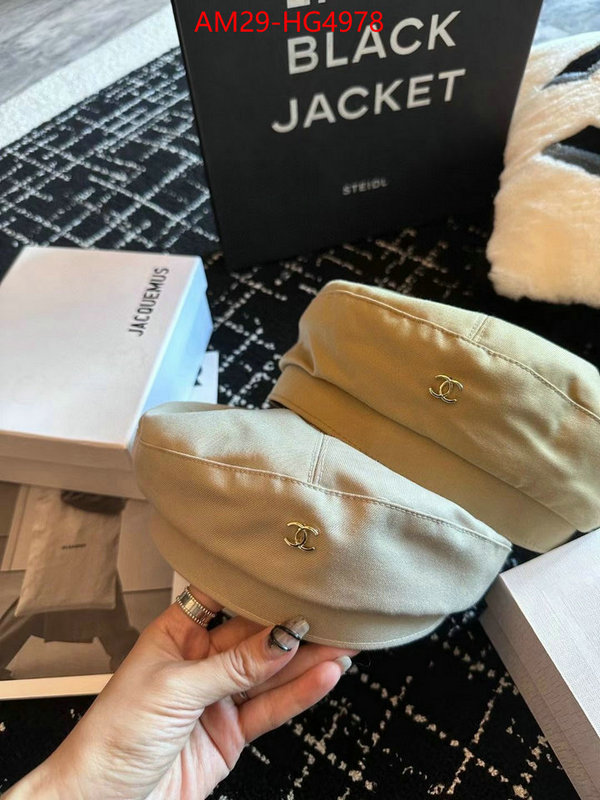 Cap (Hat)-Chanel shop now ID: HG4978 $: 29USD