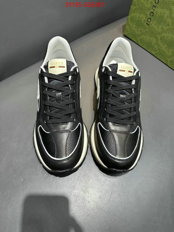 Men Shoes-Gucci best quality fake ID: SG6387 $: 185USD