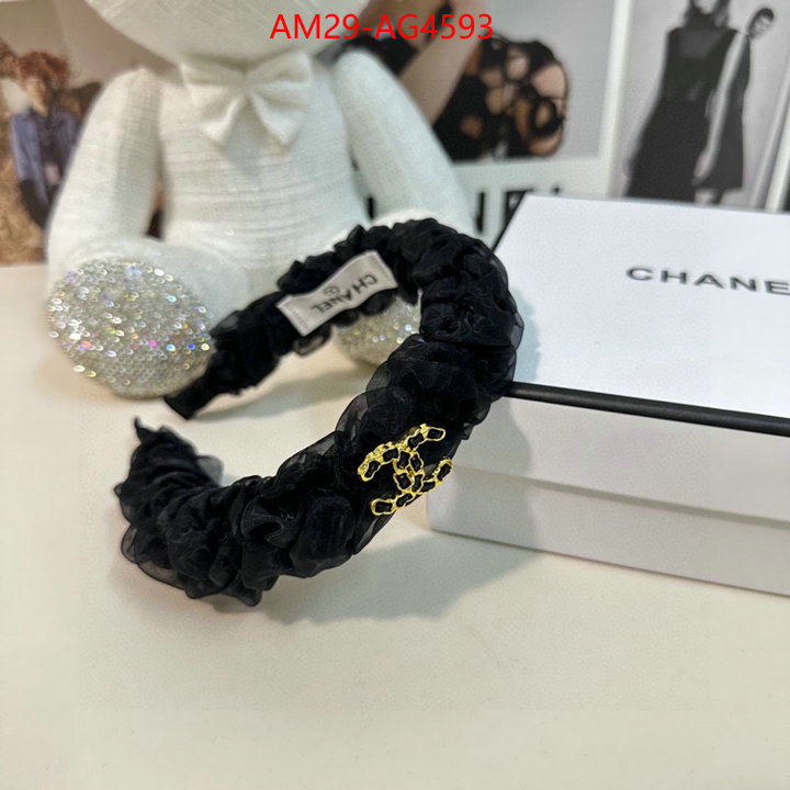 Hair band-Chanel we provide top cheap aaaaa ID: AG4593 $: 29USD