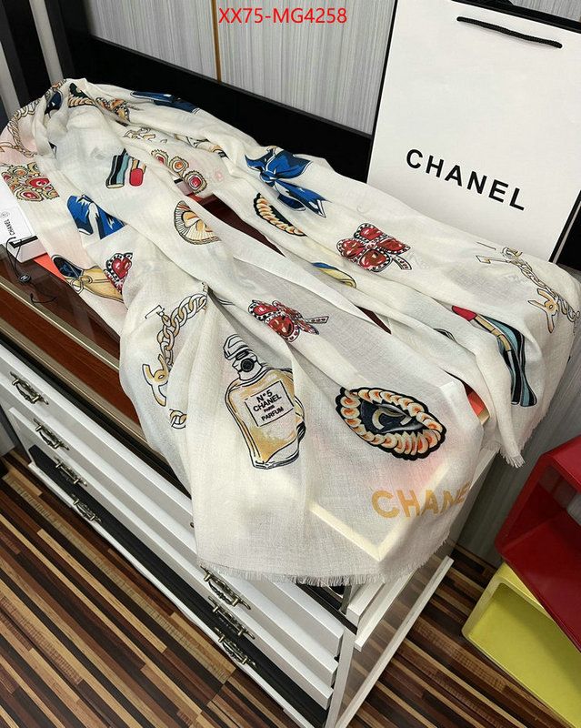 Scarf-Chanel how to buy replcia ID: MG4258 $: 75USD