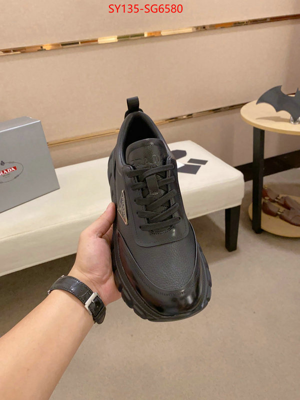 Men shoes-Prada aaaaa+ class replica ID: SG6580 $: 135USD