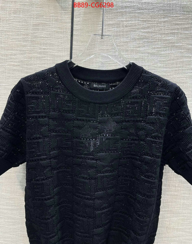 Clothing-Balmain 1:1 replica ID: CG6298 $: 89USD