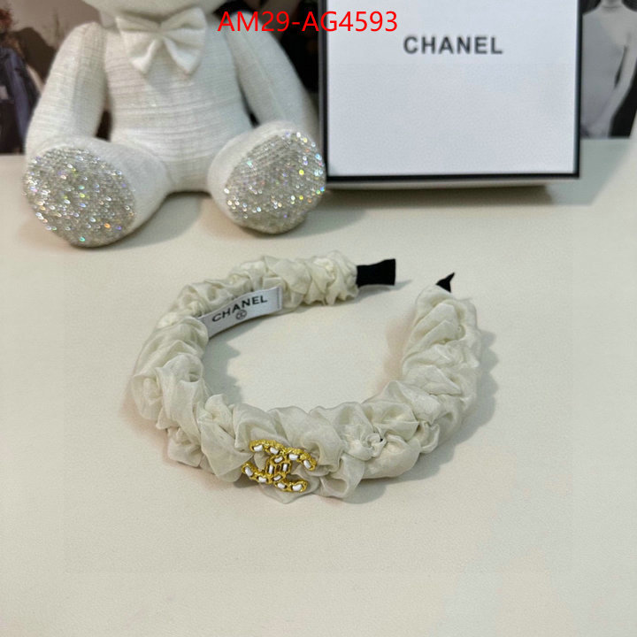 Hair band-Chanel we provide top cheap aaaaa ID: AG4593 $: 29USD