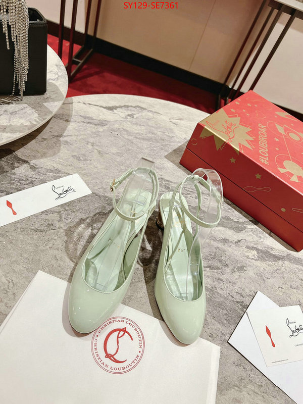 Women Shoes-Christian Louboutin top fake designer ID: SE7361 $: 129USD