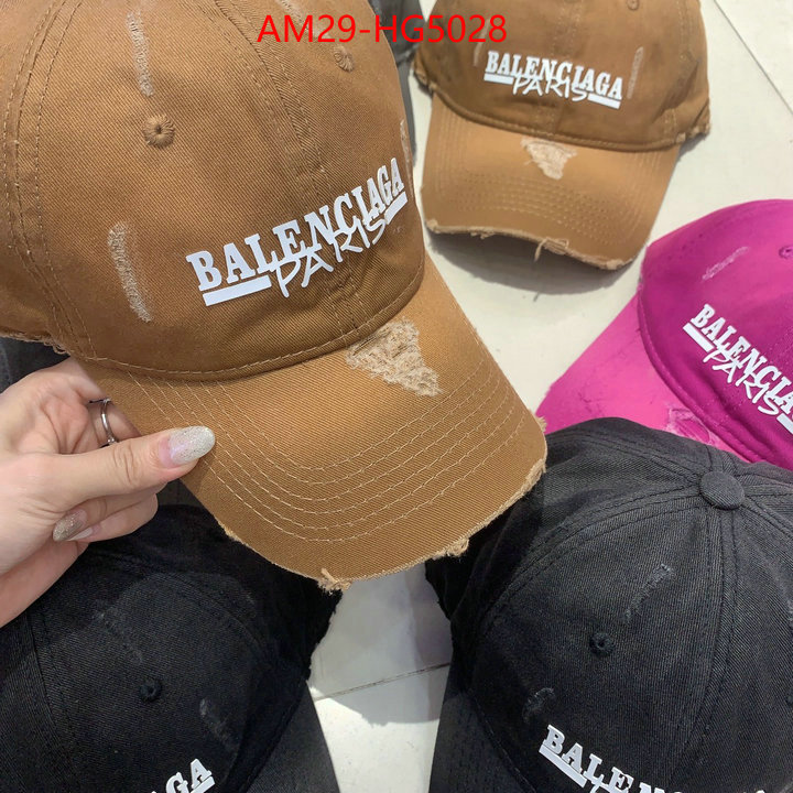 Cap(Hat)-Balenciaga perfect replica ID: HG5028 $: 29USD