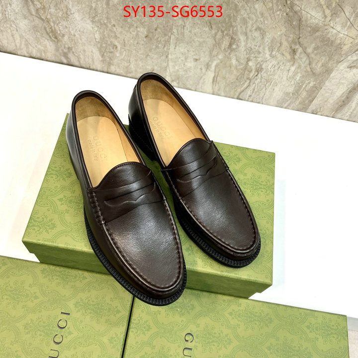 Men Shoes-Gucci designer fake ID: SG6553 $: 135USD