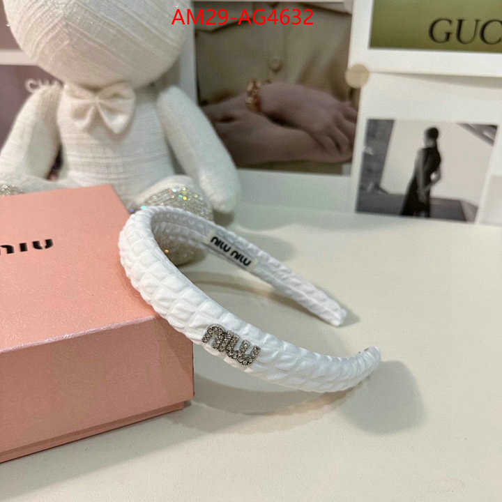 Hair band-MIU MIU how to find replica shop ID: AG4632 $: 29USD