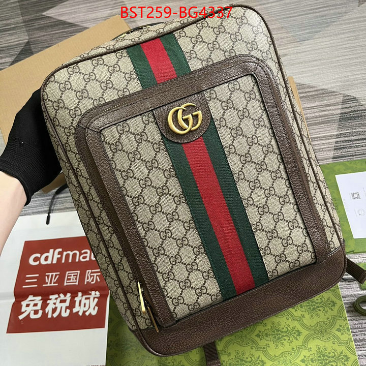 Gucci Bags(TOP)-Backpack- the quality replica ID: BG4337 $: 259USD,