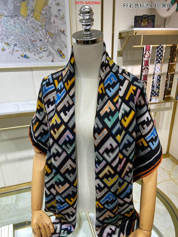 Scarf-Fendi fake designer ID: MG5966 $: 75USD