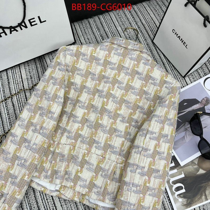 Clothing-Chanel the highest quality fake ID: CG6010 $: 189USD