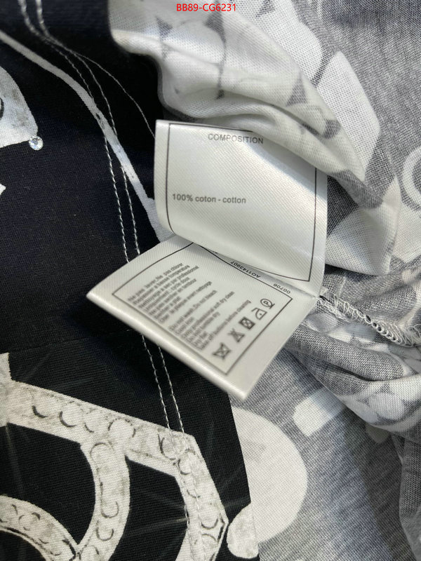 Clothing-Chanel how to buy replica shop ID: CG6231 $: 89USD