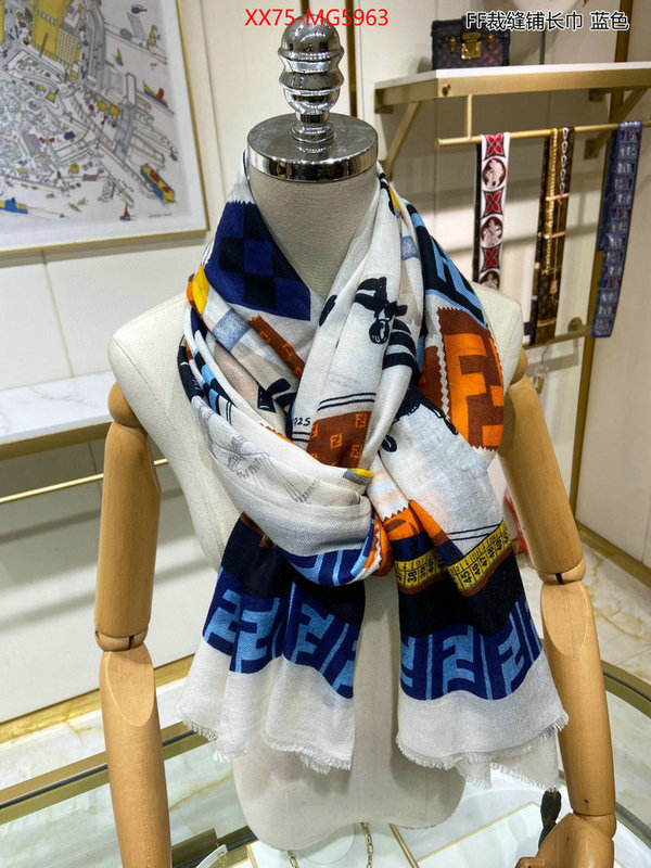 Scarf-Fendi luxury fashion replica designers ID: MG5963 $: 75USD