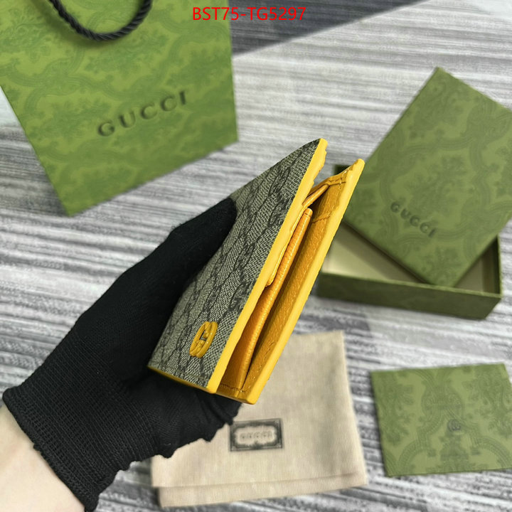 Gucci Bags(TOP)-Wallet- replica designer ID: TG5297 $: 75USD,