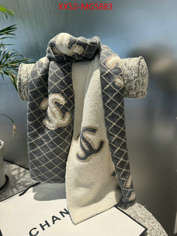 Scarf-Chanel replica 1:1 ID: MG5883 $: 52USD