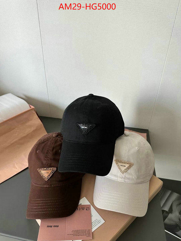 Cap(Hat)-Miu Miu where quality designer replica ID: HG5000 $: 29USD