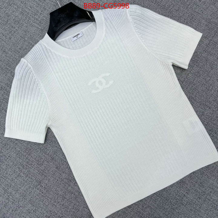 Clothing-Chanel buy best quality replica ID: CG5998 $: 89USD