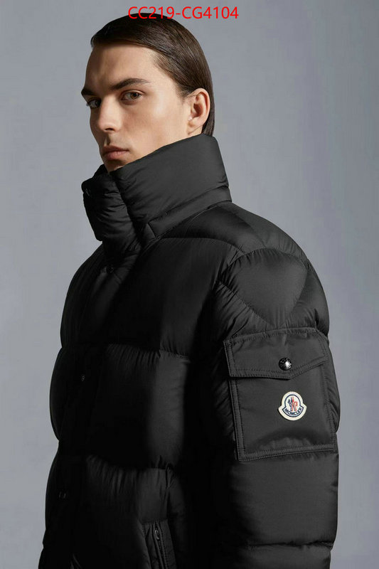 Down jacket Women-Moncler the highest quality fake ID: CG4104 $: 219USD