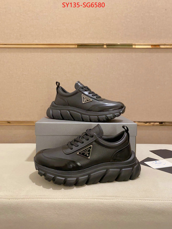 Men shoes-Prada aaaaa+ class replica ID: SG6580 $: 135USD