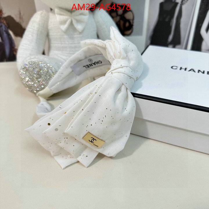 Hair band-Chanel what's best ID: AG4578 $: 29USD