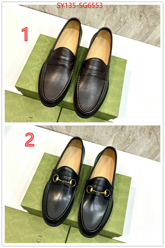 Men Shoes-Gucci designer fake ID: SG6553 $: 135USD