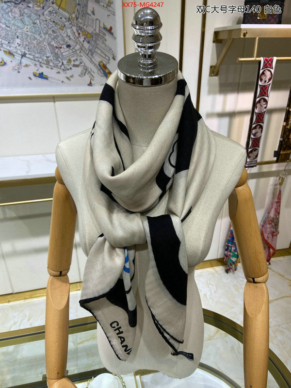 Scarf-Chanel top fake designer ID: MG4247 $: 75USD