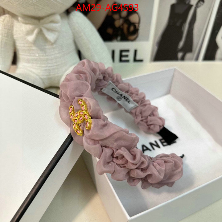 Hair band-Chanel we provide top cheap aaaaa ID: AG4593 $: 29USD