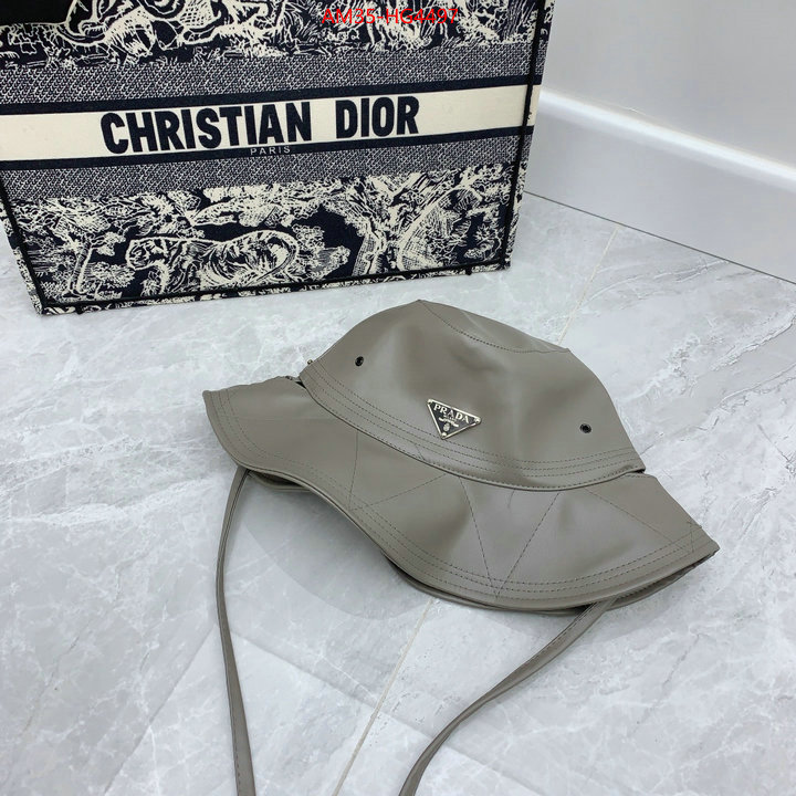 Cap (Hat)-Prada where could you find a great quality designer ID: HG4497 $: 35USD