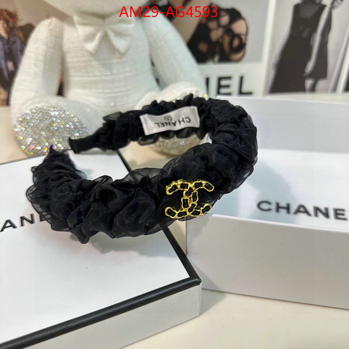 Hair band-Chanel we provide top cheap aaaaa ID: AG4593 $: 29USD