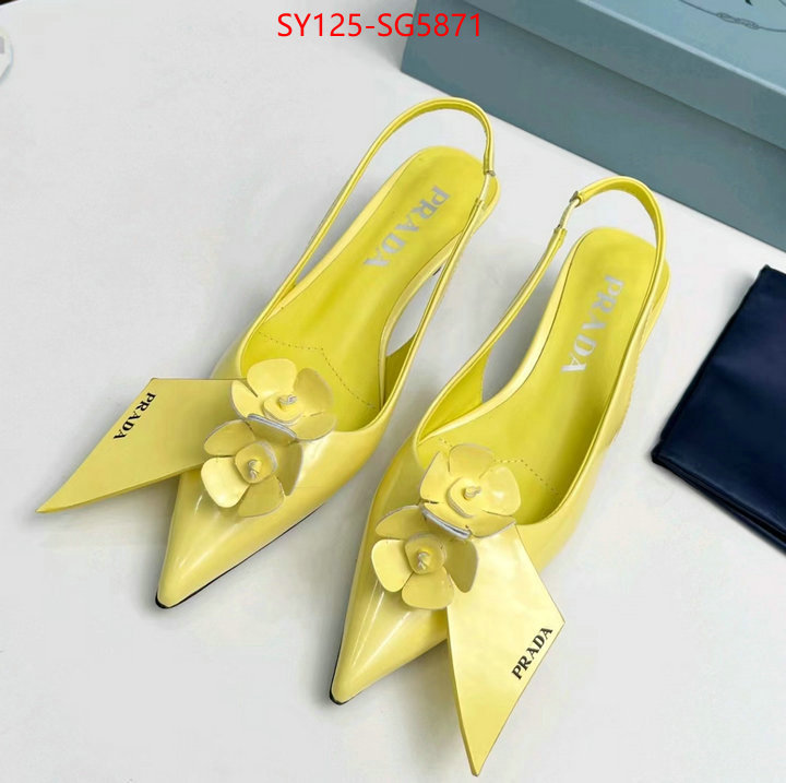 Women Shoes-Prada highest quality replica ID: SG5871 $: 125USD