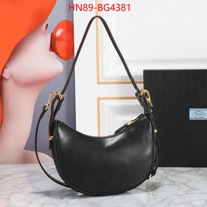 Prada Bags (4A)-Diagonal- buy high-quality fake ID: BG4381 $: 89USD,