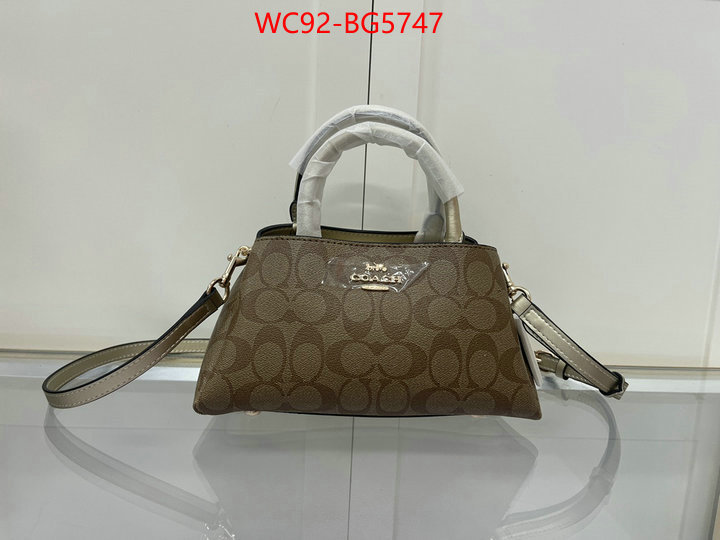 Coach Bags(4A)-Diagonal shop the best high quality ID: BG5747 $: 92USD,